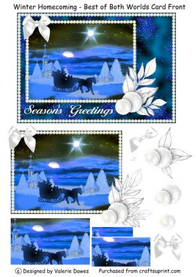 Winter Homecoming - Best of Both Worlds Card Front