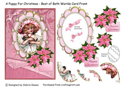 A Puppy for Christmas - Best of Both Worlds Card Front