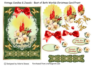 Vintage Candles & Jewels - Best of Both Worlds Card Front