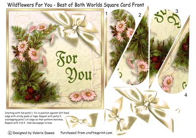 Wildflowers for You - Best of Both Worlds Square Card Front