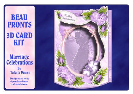 Beau Fronts 3D Card Kit - Marriage Celebrations