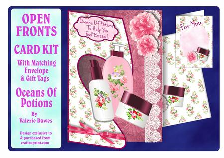 Open Front Card Kit - Oceans of Potions