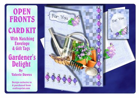 Open Front Card Kit - Gardener's Delight