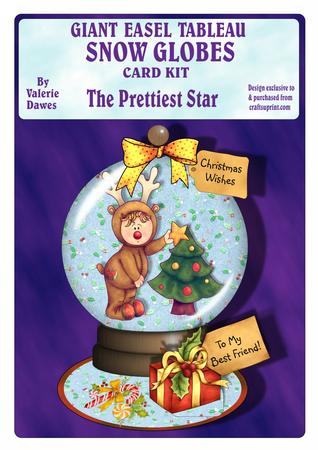 Easel Tableau Snow Globes - the Prettiest Star
