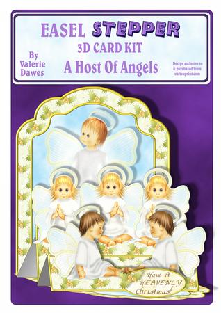 Easel Stepper 3D Card Kit - a Host of Angels