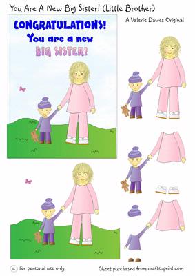 You Are a New Big Sister! (little Brother