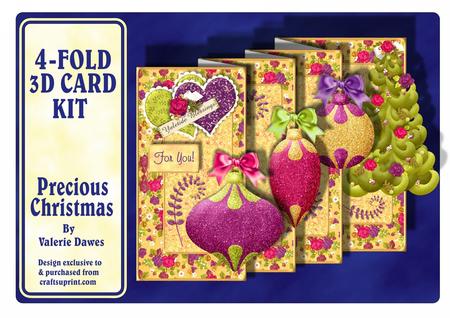 4-fold Card Kit - Precious Christmas