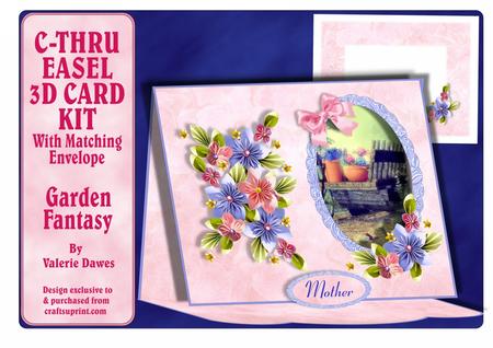 C-thru Easel 3D Card Kit - Garden Fantasy