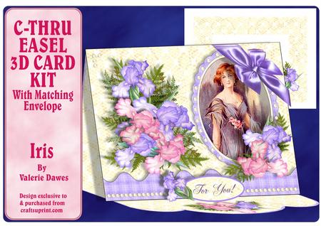 C-thru Easel 3D Card Kit - Iris