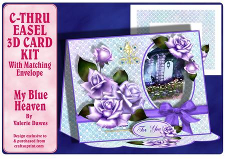C-thru Easel 3D Card Kit - My Blue Heaven