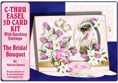 C-thru Easel 3D Card Kit - the Bridal Bouquet