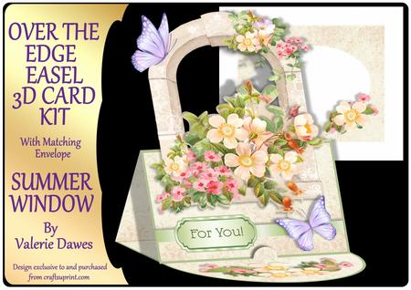 Over the Edge Easel Card Kit - Summer Window