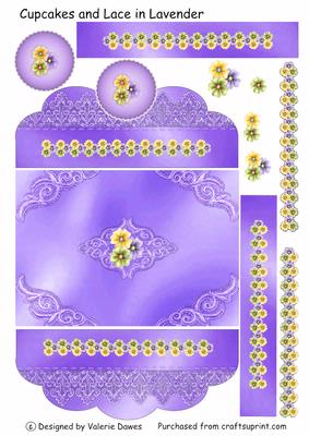 Cupcakes and Lace in Lavender