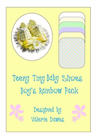 Teeny Tiny Baby Shoes Boys Rainbow Pack