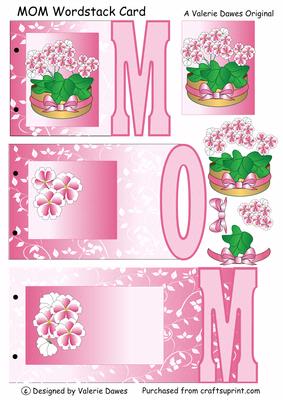 Mom Wordstack Card