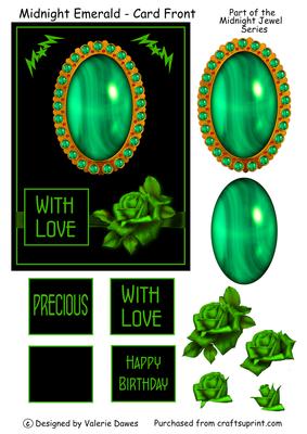Midnight Emerald - Card Front