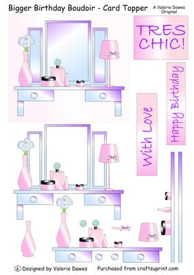 Bigger Birthday Boudoir Topper