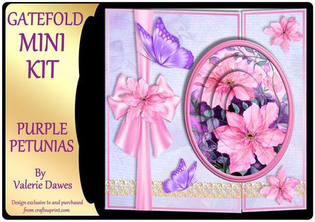 Gatefold Mini Kit - Sweet Clematis