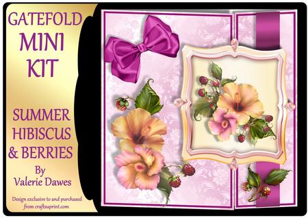 Gatefold Mini Kit - Summer Hibiscus & Berries
