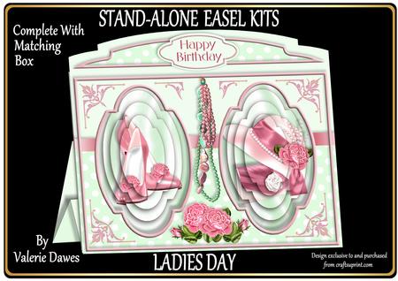 Stand-alone Easel Card Kit - Ladies Day