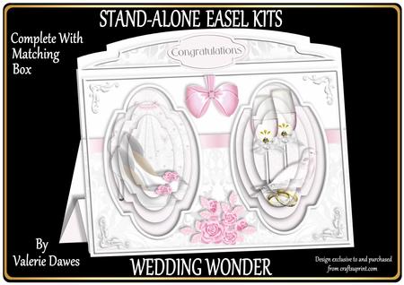 Stand-alone Easel Card Kit - Wedding Wonder