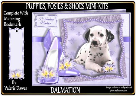 Puppies, Posies & Shoes Mini-kit - Dalmation