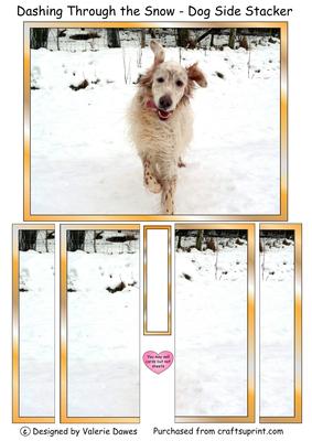 Dashing Through the Snow - Dog Side Stacker