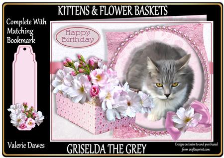 Kittens & Flower Baskets Aperture Minikit -griselda the Grey