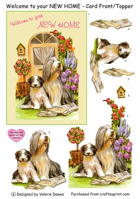 Welcome to Your New Home - Card Front/topper