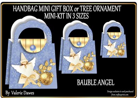 Christmas Handbags Gift-box Decoration - Bauble Angel