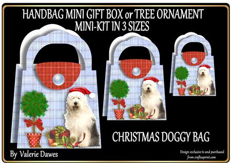 Christmas Handbags Gift-box Decoration - Doggy Bag