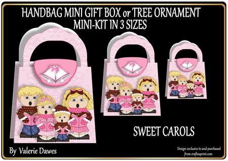 Christmas Handbags Gift-box Decoration - Sweet Carols
