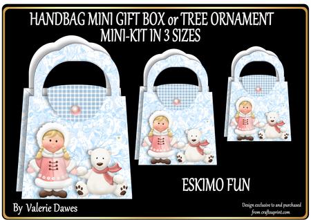 Christmas Handbags Gift-box Decoration - Eskimo Fun
