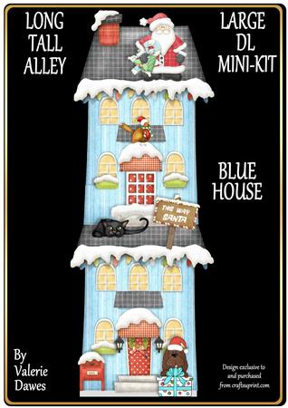Long Tall Alley Large Dl Mini-kit - Blue House