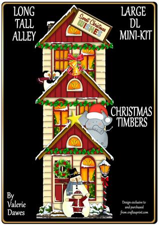Long Tall Alley Large Dl Mini-kit - Christmas Timbers