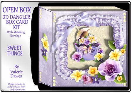 Open Box 3D Card Kit - Sweet Things