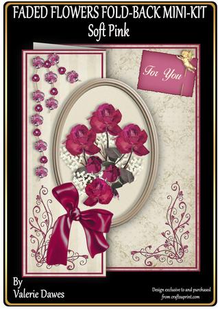 Faded Flowers Mini-kit - Rose Cerise