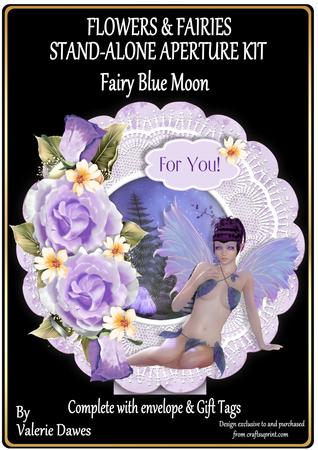 Stand-alone Flowers & Fairies Kit - Fairy Blue Moon