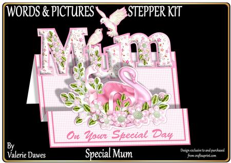 Words & Pictures Stepper Mini-kit - Special Mum