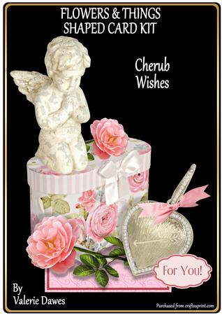 Flowers & Things Shaped Card Kit - Cherub Wishes