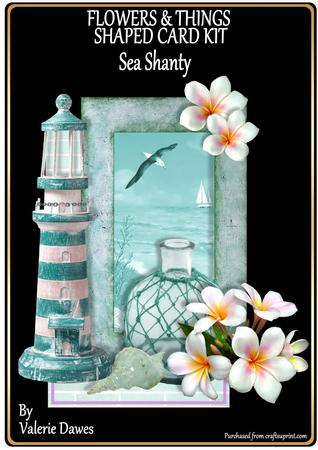 Flowers & Things Shaped Card Kit - Sea Shanty