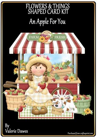 Flowers & Things Shaped Card Kit - an Apple for You