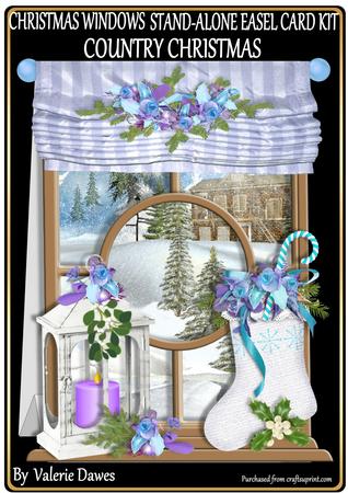Christmas Windows Stand Alone Kit - Country Christmas
