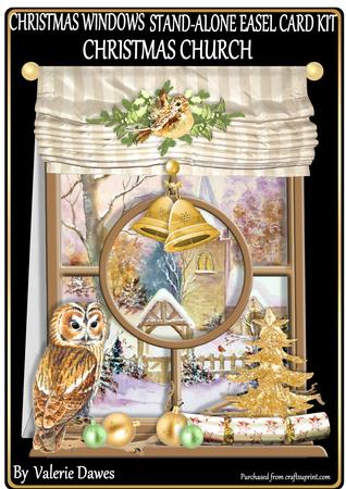Christmas Windows Stand Alone Kit - Christmas Church
