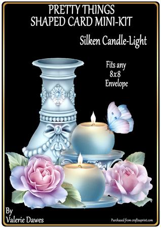 Pretty Things Shaped Card Mini-kit - Silken Candle-light