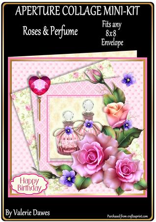 Aperture Collage Mini-kit - Perfume & Roses