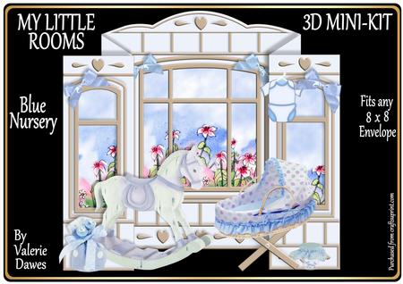 My Little Rooms Mini-kit - Blue Nursery