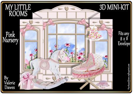 My Little Rooms Mini-kit - Pink Nursery