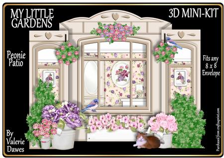 My Little Gardens Mini-kit - Peonie Patio