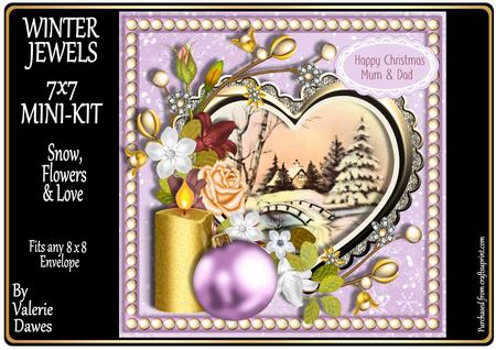 Winter Jewels Snow, Flowers & Love